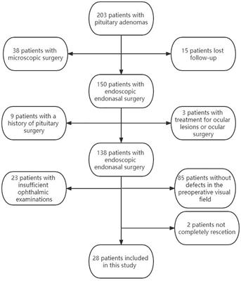 Visual field improvement after endoscopic transsphenoidal surgery in patients with pituitary adenoma